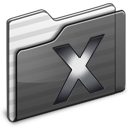 System Folder Black Icon 128x128 png